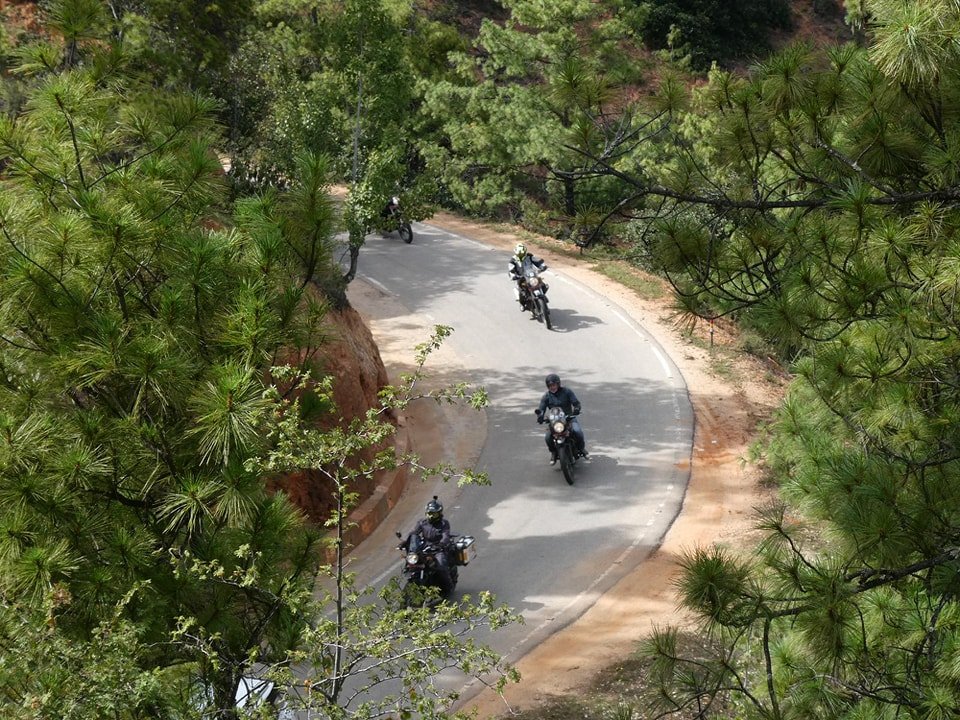 biker in Bhutan